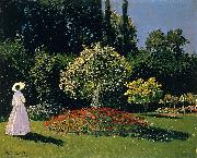 Jeanne-Marguerite Lecadre in the Garden Sainte-Adresse Claude Monet